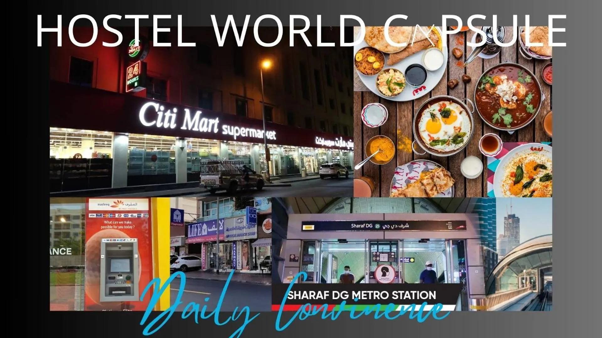 Uae Capsule Hostel 5 Min Walkable From Sharaf Dg Metro Dubai